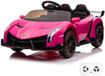 Vrooomy Lamborghini Veneno Full Option Elektrische Kinderauto Roze