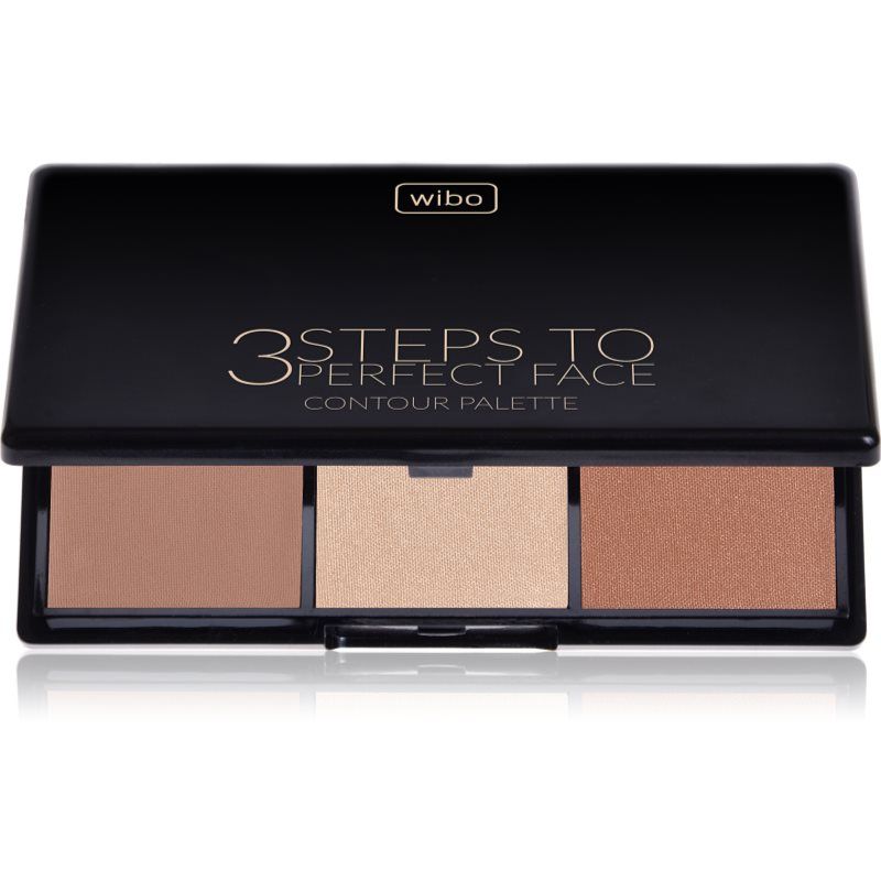 Wibo - Paleta Contorno Facial Powder 3 Steps To Perfect Face - Dark