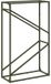 vidaXL Rek voor brandhout 60x25x100 cm staal koudgewalst olijfgroen