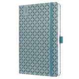 SIGEL Weekagenda Flair A5 2027 (NL/FR/EN/DU) Ocean Blue Hardcover