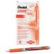 Pentel EnerGel XM BL77 - Intrekbare vloeibare gel inkt pen - 0.7mm - 54% gerecycled - Oranje - Doos van 12