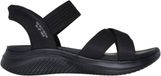 Skechers ULTRA FLEX 3.0 SANDAL - NEVER Dames Sandalen - Zwart