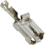 TE Connectivity 737015-3 Platte stekker (female) Vibratieveilig Insteekbreedte: 6.35 mm Insteekdikte: 0.81 mm 180 ° Ongeïsoleerd Zilver 1 stuk(s)