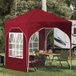 Prolenta Maison Exclusive - Pop-up partytent, 192 x 192 x 245 cm, bordeauxrood