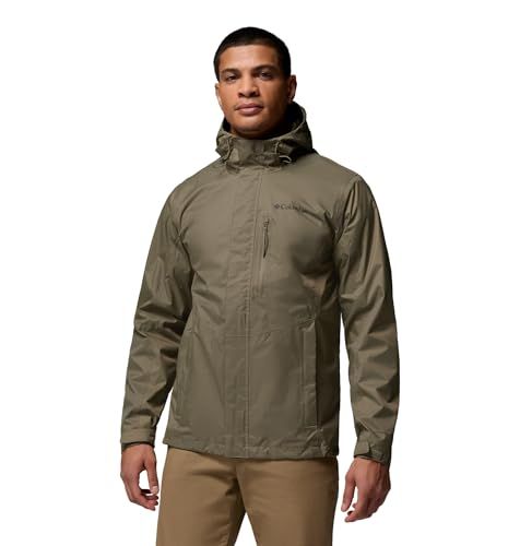 Columbia Pouring Adventure™ III Jacket Heren Outdoorjas - Stone Green