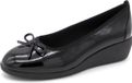 Jana Dames Ballerina - 22162-018 Zwart Lak - Wijdte H - Maat 39