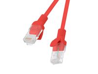 Lanberg PCU5-10CC-0050-R netwerkkabel Rood 0,5 m Cat5e U/UTP