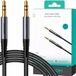 Joyroom Câble audio jack 3,5 mm - Câble audio AUX - 1,2 mètre - Noir