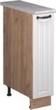 Vicco Apotheekkast Fame-Line, Wit Landhuis/Goudkleurig Eiken, 20 cm, WB Marmer