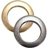Gedotec Kit de rondelles de porte en acier, 10 x 16 x 2 mm - 15 pièces - laitonné