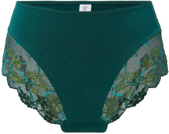 LingaDore Taille Slip Vrouwen Gebloemd M Pine Green
