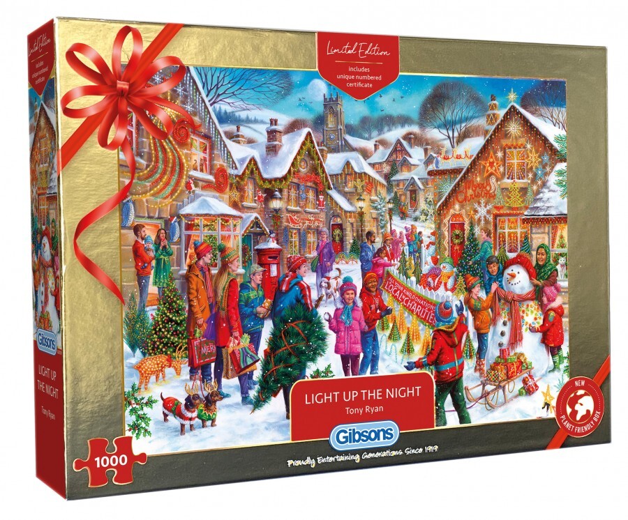 Gibsons Christmas Limited Edition Light Up The Night Gibsons - 1000 stukjes - Legpuzzel