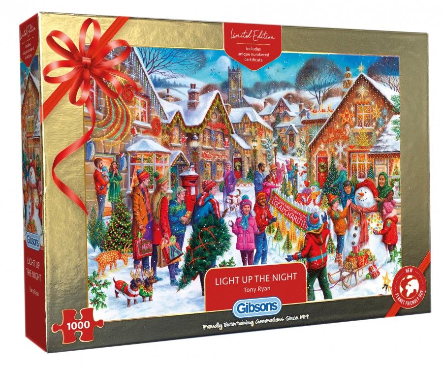 Gibsons Christmas Limited Edition Light Up The Night - 1000 stukjes - Legpuzzel