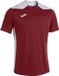 Joma Championship VI Shirt Korte Mouw Dames - Bordeaux / Wit