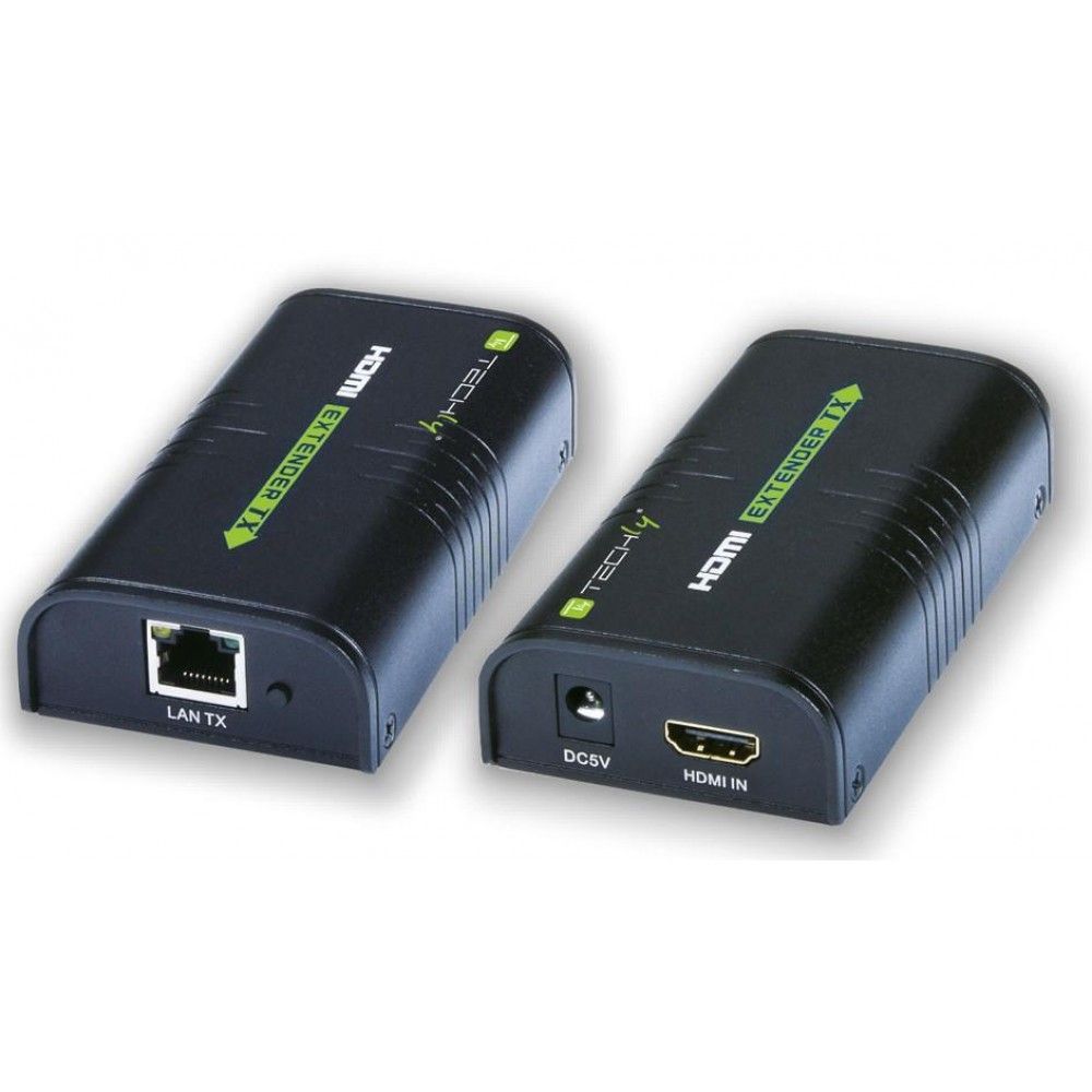 Techly IDATA EXTIP-373 - AV Extender - Zwart
