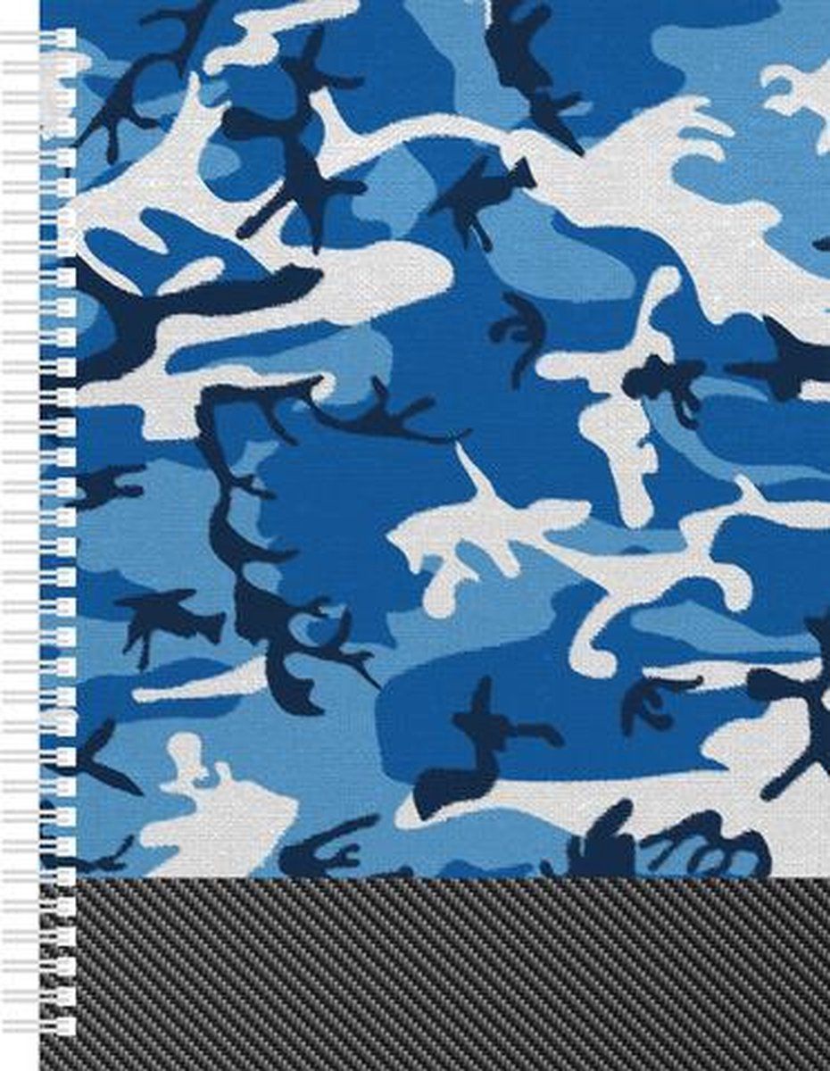 Kangaro Camo 2.0 Spiraalblok A4 Gelinieerd - 160 Vel