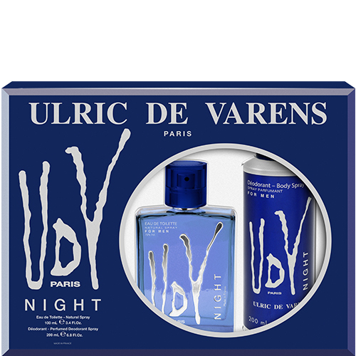 Ulric de Varens Udv Night For Men Lote 2 Piezas 100 ml / heren