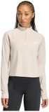 Adidas Train Essentials Minimal Branding Cover Up Sweatshirt Met Halve Rits Beige XS Vrouw