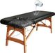 Holland Connections Housse de table de massage imperméable 195 x 90 x 18 cm Noir