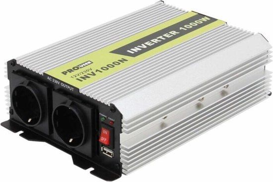 ProUser Pro-User DC-AC Omvormer INV1000N - 1000W - 12V - 230V - 2 USB