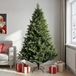 vidaXL Kunstmatige Inklapbare Kerstboom 240 cm PVC en Metaal Groen