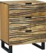 vidaXL Table de chevet Naturel 50 x 33 x 62 cm Bois traité
