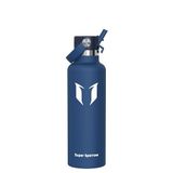 Sparrow RVS Waterfles 500ml/750ml/1L/1.2L FlipFlow Thermo Drinkfles Rietje