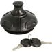 Siso Serrure de porte en verre SANDOR pour portes doubles avec épaisseur de verre 4 - 6 mm, fermeture différente