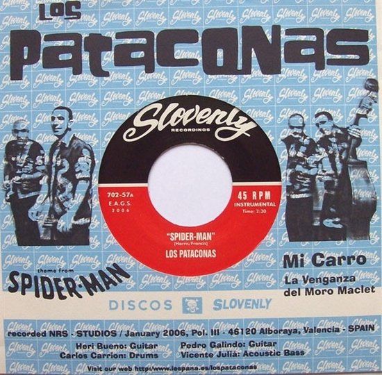 Sonic Rendezvous Los Pataconas - Spider-Men (7" Single)