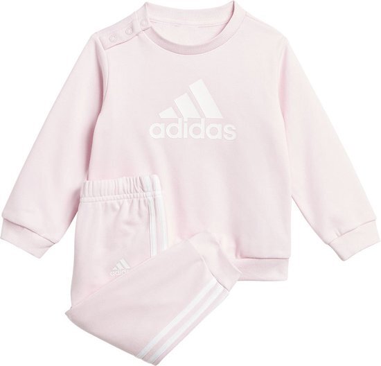 Adidas badge of sports joggingpak in de kleur roze.