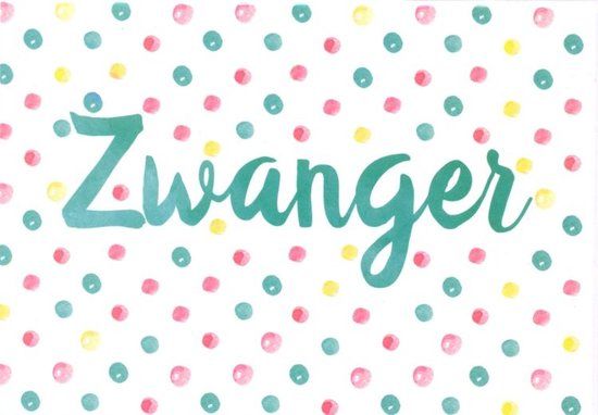 knutselkraam Wenskaart Zwanger