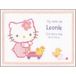 Vervaco Hello Kitty Tellmuster met eendentellpatroonverpakking borduurpakket in getelde kruissteek, katoen, meerkleurig, 22 x 17 x 0,3 cm
