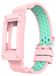 Wigento Fitbit Siliconen polsband met beschermende hoes, geschikt voor Fitbit Charge 6 / 5 / 4 / 3