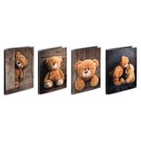 Hama Fotoalbums "Batzi" (softcover, 36 pagina's voor 36 foto's in het formaat 10 x 15 cm per album, duurzaam, voor archiveren met anekdotes, ter bescherming van de foto, mini-album), meerkleurig