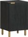 Merkloos Armoire de salle de bain 38x33x58 cm - Armoire de lavabo en bois traité noir