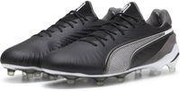 Puma King Ultimate FG/AG Voetbalschoenen Heren Maat 40.5 Zwart/Wit/Grijs
