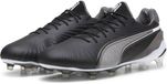 Puma King Ultimate FG/AG Voetbalschoenen Heren Maat 40.5 Zwart/Wit/Grijs