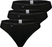 Sloggi Basic+ Tai 3P damesslip, zwart, maat XL