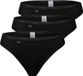 Sloggi Basic+ Tai 3P damesslip, zwart, maat XL