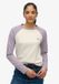 Superdry Essential Logo Baseball Top à manches longues Femme cassé blanc/Brassica lilas Taille 16