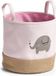 Zeller Opbergmand Olifant Roze Ø 30 cm