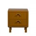 Drawer WOOOD Rune Ladekast met 2 lades - Metaal - Zand - 45x42x42