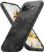 Ringke Onyx | Hoesje Geschikt voor Google Pixel 9a | Back Cover Flexibel TPU | Militaire Standaard | Camo Zwart