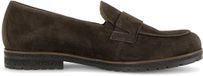 Gabor Dames Loafers Bruin Suède