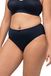 Ulla Popken - Dames - Slips set van 2 microvezel - Nachtblauw - Maat 46+
