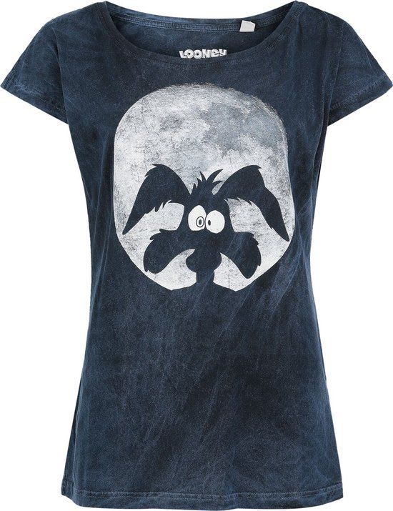 Looney Tunes Coyote - Moonlight Dames T-shirt - meerkleurig - 4XL