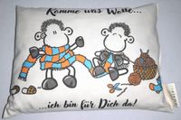 Traumhafte Sheepworld Traumhafte Genusswelten Dennenkussen 19 x 26 cm Komme was Wolle, ich Bin für Dich da