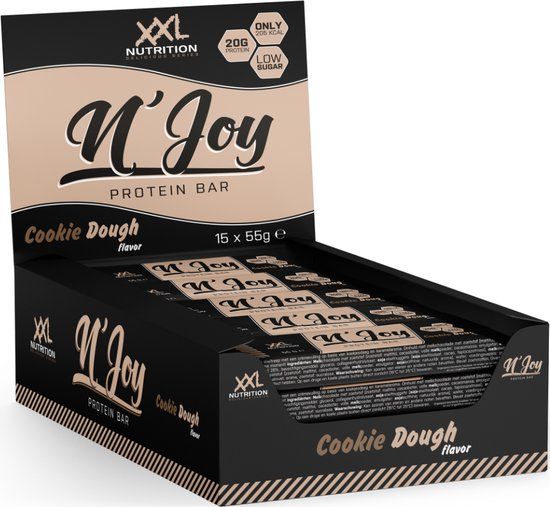 XXL Nutrition N'Joy Protein Bar Cookie Dough 15 Stuks