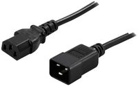 PowerWalker 91010041 cordon d'alimentation Noir 1,8 m fiche C13 fiche C20