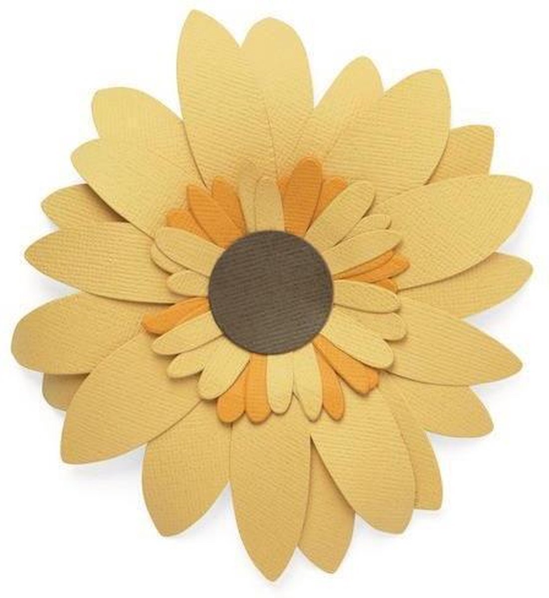 Sizzix Bigz Die Zonnebloem van Olivia Rose, 665191, Multi kleuren, One Size